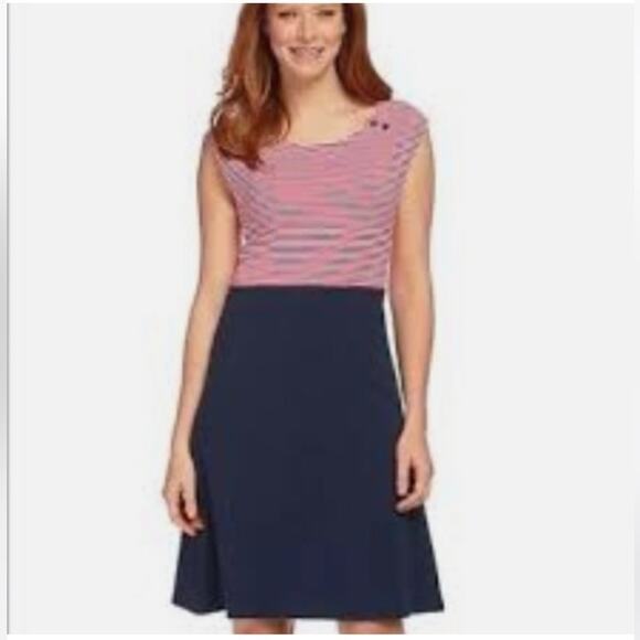 L.L Bean Tradewinds Sailor Dress Size M - Picture 1 of 7